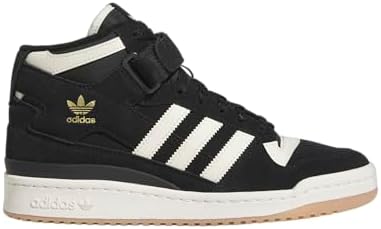 adidas forum mid black white