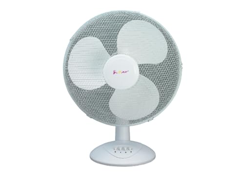 Ventilador de sobremesa oscilante 50W, diámetro de 40 cm, ideal para enfriar espacios reducidos y ofrecer comodidad en climas cálidos.
