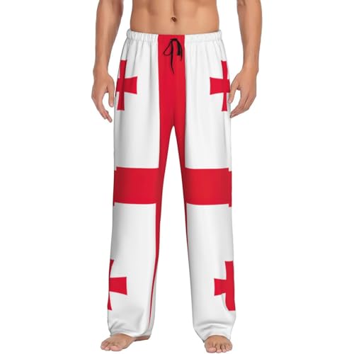 Pantalon de pyjama pour homme Géorgie noir taille S avec poches