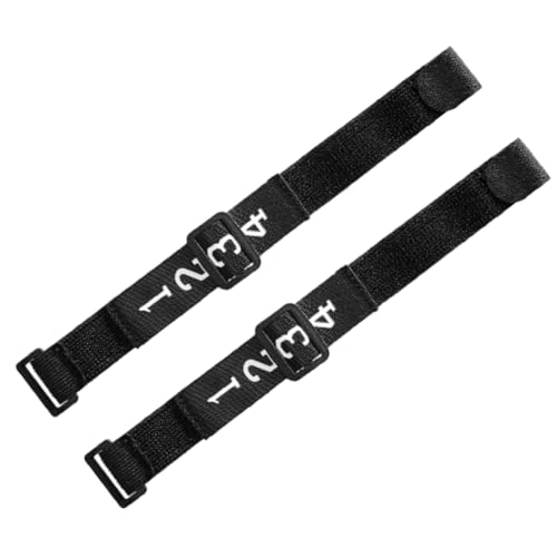 BRIGHTFUFU 2Pcs Official Football Referee Wristband Durable Sliding Side Clip Indicator for Soccer Games Professional Referee Gear