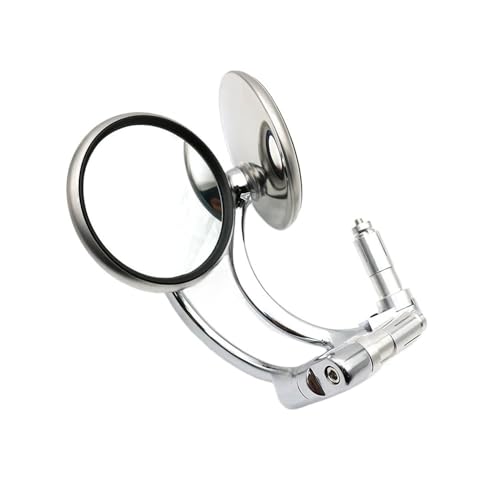 Espejos retrovisores de motocicleta antivibración plegables para manillares Cafe Racer