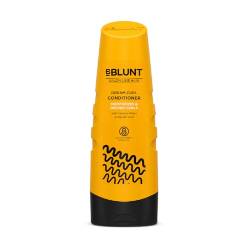 Image of BBLUNT DREAM CURL CONDITIONER - 250 g | 3Day Definition & Frizz Control | Moisture & Hydration | Coconut Water, Glycolic Acid & Curl Lock Complex | Indian Dry, Wavy & Curly Hair| SLS & Paraben Free | Men & Women