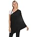 Baby Nursing Breastfeeding Cover Scarf, Soft Cozy Nursing Scraf, Extremely Stretchy, Amazing Soft, Convertible Multi Use Breast Feeding Cover Ups - Black