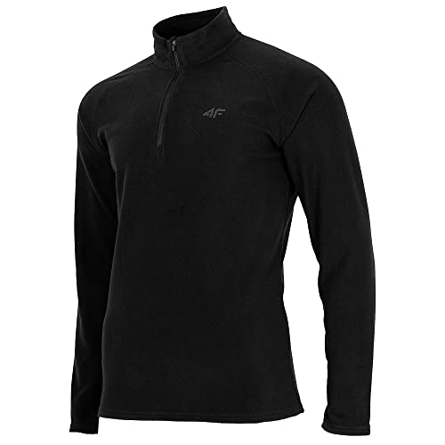 4F Forro Polar Hombre Negro XXL