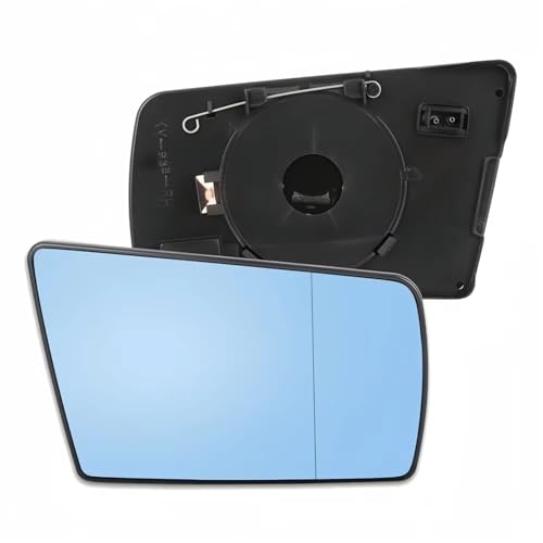 Miroir chauffant dégivrant pour Benz W202 W210 glace convexe angle réglable bleu
