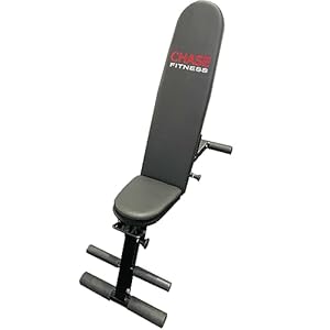 Adjustable Sit Up and Weightlifting Bench – Incline/Decline Gym Home Workout Bench, Foldable