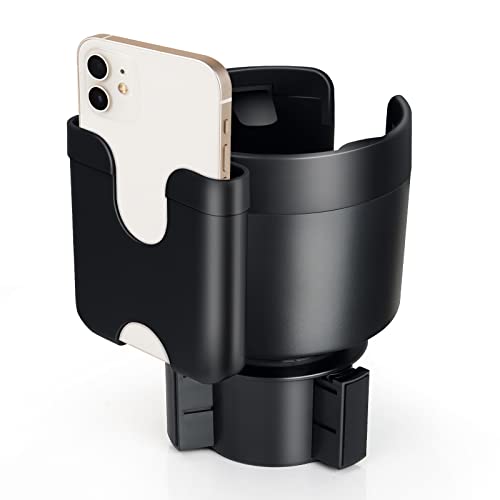 CS COSDDI 2 en 1 Support universel pour gobelet de voiture, porte-bouteille multifonction, rallonge avec base rotative à 360 °, pour voiture Cover