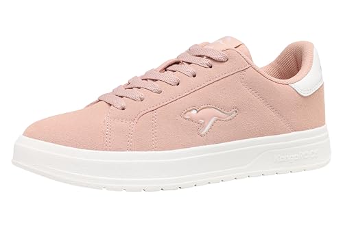 KangaROOS Damen K-GW Focus Sneaker, Peach Blush/White, 37 EU