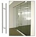 CRL Brushed Stainless 72; Straight Style Ladder Pulls 72LPBS
