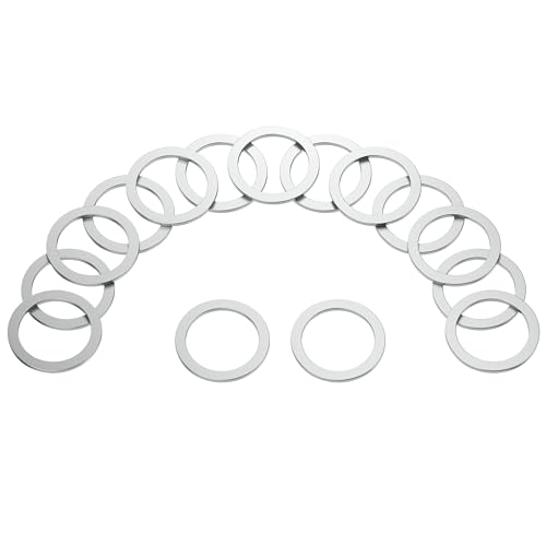 Image of Oil Drain Plug Gasket Crush Washer - 18mm Aluminum Crush Washers for Leak Proof Seal - Compatible with Ford Mazda Porsche & Volvo Part# 90012310630, 977751, 995641800 (Pack of 15)