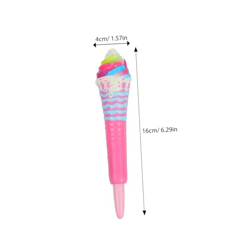 Bolígrafo de gel con diseño de helado color aqua miniatura 2