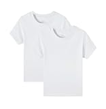 [Wowoo Place] 半袖Tシャツ キッズトップス 2枚組 綿100% 無地Tシャツ ホワイト 120