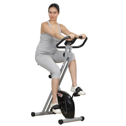 JSB HF148 Fitness Bike Foldable X-Bike for Home Gym Exercise Cycle 1 Year Warranty | Max Weight...