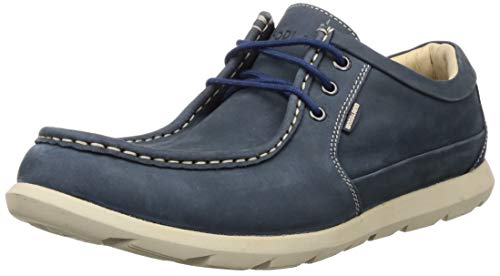 Woodland Men Gc 2917118_Navy_7 Leather Clogs 2917118NAVY