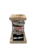 Alles Gute Nutella Geschenk Gute Besserung - Eiserne Reserve Löffel Nutella - ausgefallene originelle lustige Geschenk Set für Nutella Liebhaber -Text: Alles Gute