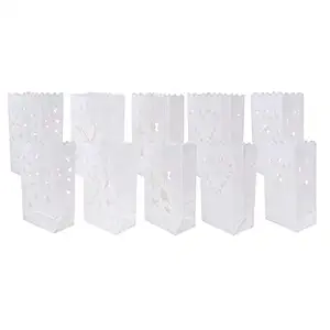 Trendy Retail 10Pack Luminary Paper Candle Tea Light Lantern Bags Wedding Party Decoration