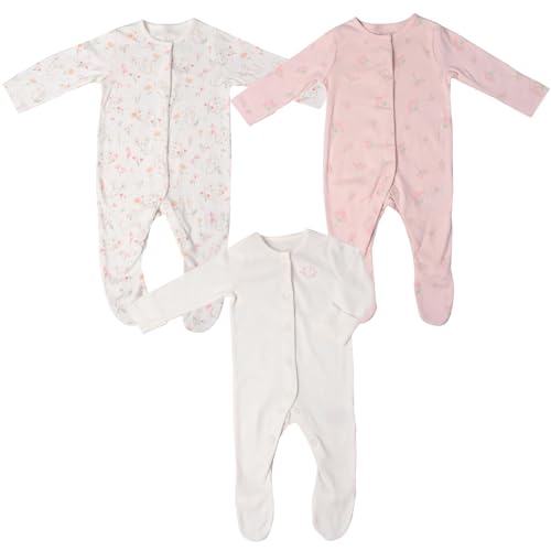 Image of Baby Full Length 100% Cotton Rompers Sleepsuits Jumpsuit Night Suits for Infants Newborn Baby Boys & Girls Pack of 2
