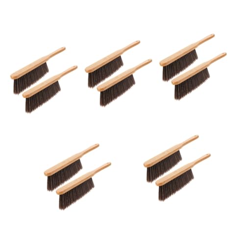PRETYZOOM 5 Set Di Spazzole Per Spolverare Con Manico in Legno Per La Pulizia Del Letto 2 Pezzi*5