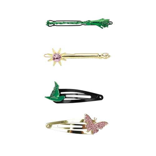 Wicked Magical Icons Lot de 4 pinces à cheveux femme pour coiffure