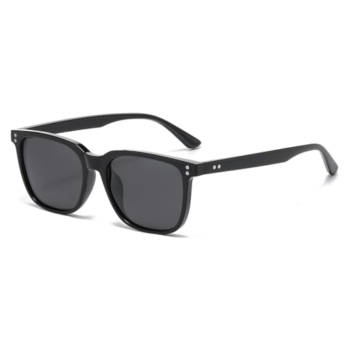 Image of Polarized Square Sunglasses for Men Ultralight Classic Retro Square Driving Shades UV400 Protection Sun Glasses