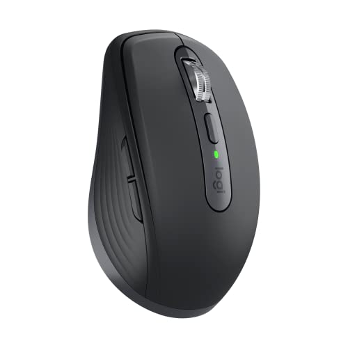 Logitech MX Anywhere 3S Wireless Mouse for Business – for Windows/Mac/Chrome/Linux, Bluetooth, Quiet Click, Secure Logi Bolt, Compact, 8K DPI, MagSpeed Scrolling - Graphite by Logitech - Used condition - US$81.16