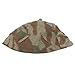 WW2 German M35 M40 M42 Reversible Helmet Cover Splinter Camouflage Cotton Polyester 9.44 x 14.96 inch for Military Reenactment