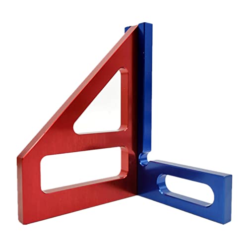 Regla triangular pequeña para proyectos domésticos de carpintería y dibujo técnico sobre madera 7