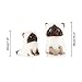 7.8'' Kawaii Siamese Cat Stuffed Animal Realistic Simulation Cute Soft Puppet Cat Plush Lifelike Kitty Kitten Plushie Doll Home Decorations (7.8'', Siamese Cat)