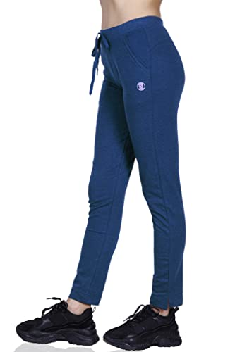 Image of Women's Straight Fit Ankle Length Cotton Track Pant