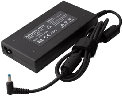 Chargeur 120W 19,5V 6,15A Pour Dock HP USB-C G5 Et Ordinateurs Portables Pavilion, Omen – Connecteur 4,5 X 3 Mm (embout Bleu)