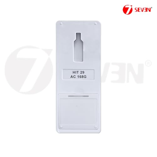 Image of 7SEVEN Compatible with Hitachi AC Remote Control Model 168G Suitable for 1 1.5 2 Ton Split and Window Inverter Air Conditioner - Match Each Key by Key Exactly with Existing AC Remote Function