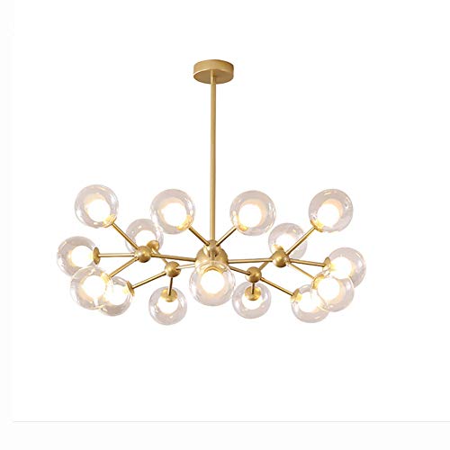 Lustre moderne G9 suspension design 15 lampes idéale pour salle à manger et salon