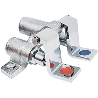 Express KitchQuip Commercial Stainless Steel Dual Foot Pedal Control for Sink Faucet