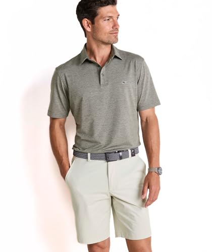 vineyard vines Men's St. Jean Stripe Sankaty Performance Polo