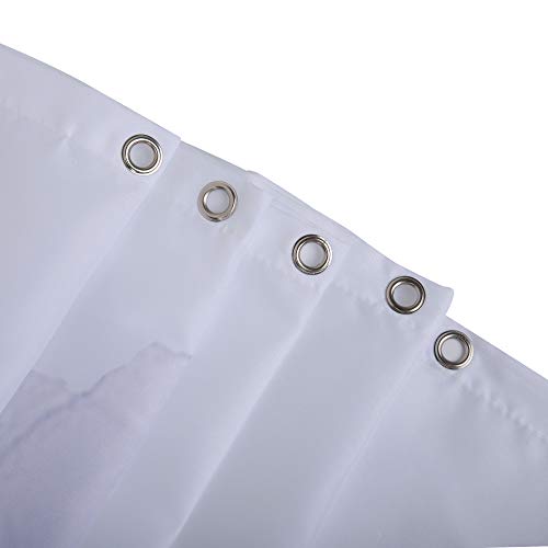 Livilan Blue Tulip Shower Curtain, Floral Fabric Bathroom Curtains Set With Hooks Flowers Bathroom Decor 72X72 Inches Machine Washable Decorative Creative Pattern #TOP4