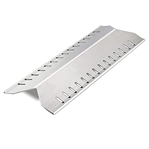 Grill Heat Plates Gas BBQ Parts Replacement for Broil-Mate 24025HNT, Master Forge 30030MSF, Huntington 6301-24, 19 9/16” Stainless Steel Repair Kit Grill Heat Shield Tent, Burner Cover, Flame Tamer