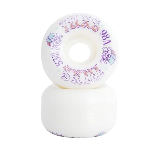 Tuxs Ruedas Skate De Uretano SHR Premium 53MM 98A Pro Conic Side Cut Skateboard