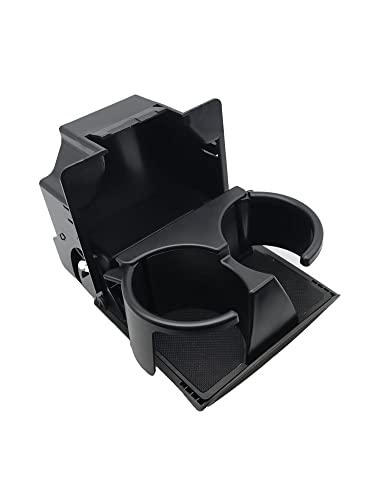 Portavasos para consola de carro plástico negro miniatura 7