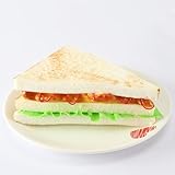 Niceminiwall PU Künstliches Sandwich-Modell für Heimdekoration, Kuchenladen-Display, Fotografie-Requisiten, 15 x 12 x 5 cm, realistische Brotsimulation