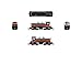 Broadway Limited 9305 EMD NW2 Switcher, IHB 8824, Black & Orange, Paragon4 Sound/DC/DCC, N Scale