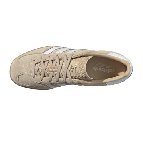 Image of Adidas Women's Gazelle Indoor W Magic beigeFtwr White /Gum 3 9.5 US