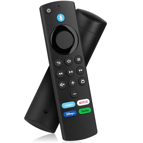 Image of Replacement Voice Remote for Fires Smart TV 3rd Gen, FireStick (2nd /3rd Gen /Lite /HD), TV Stick 4K (1st /2nd Gen /Max /Plus /Select), TV Cube (1st /2nd /3rd Gen), Insignia /TCL /Pioneer Smart TVs
