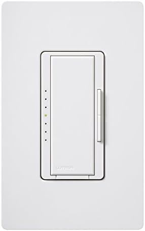 Lutron Maestro - Regulador digital blanco de 125 amperios