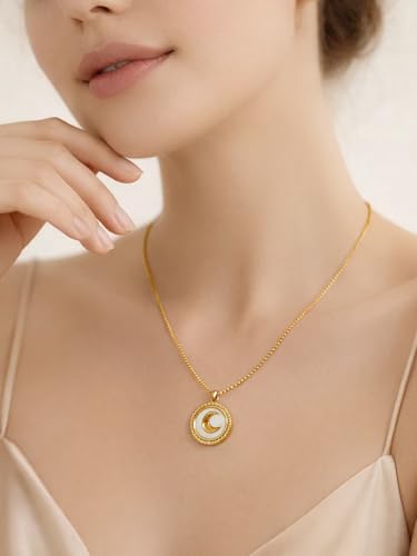Image of Rubans Demi Fine Stainless Steel Pendant Chain Daily Gift for Women & Girls