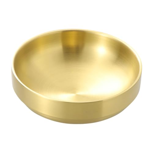 SHERCHPRY 1pc Barber Shaving Bowl Face Wash Foam Bowl Smooth Steel Portable Ideal for Salons