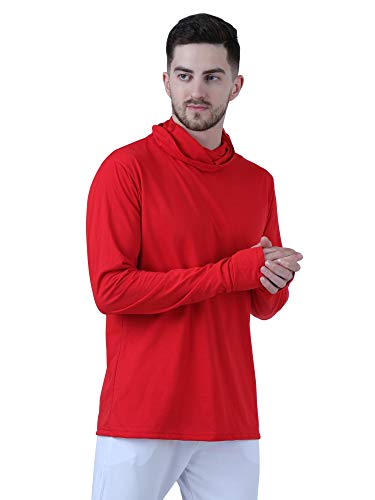Image of Pause Solid Turtleneck Slim Fit Long Sleeve Men's T-Shirt