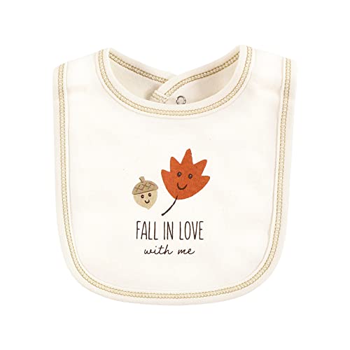Image of Touched by Nature Unisex Baby Organic Cotton Bibs, Fall Food, One Size