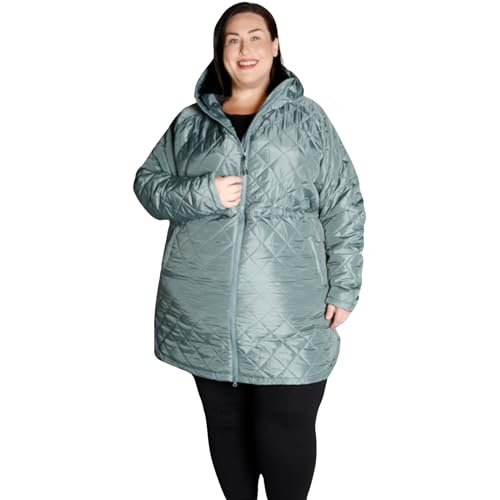 Snow Country Outerwear Women's Plus Size Quilted Savvy Long Jacket