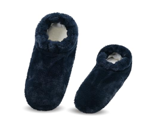 Image of DICUIRD Slipper Socks with Grippers for Women,Winter Cozy&Comfy Fuzzy Boot Slippers for Women