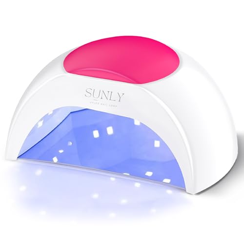 Lampara Uñas Semipermanentes - Lampara UV LED Uñas de Gel, Lampara de Uñas con 4 Temporizadores, Sensor Automático, Secador de Uñas de Gel Para Manicura/Pedicura, Lampara Led Uñas 48w Profesional